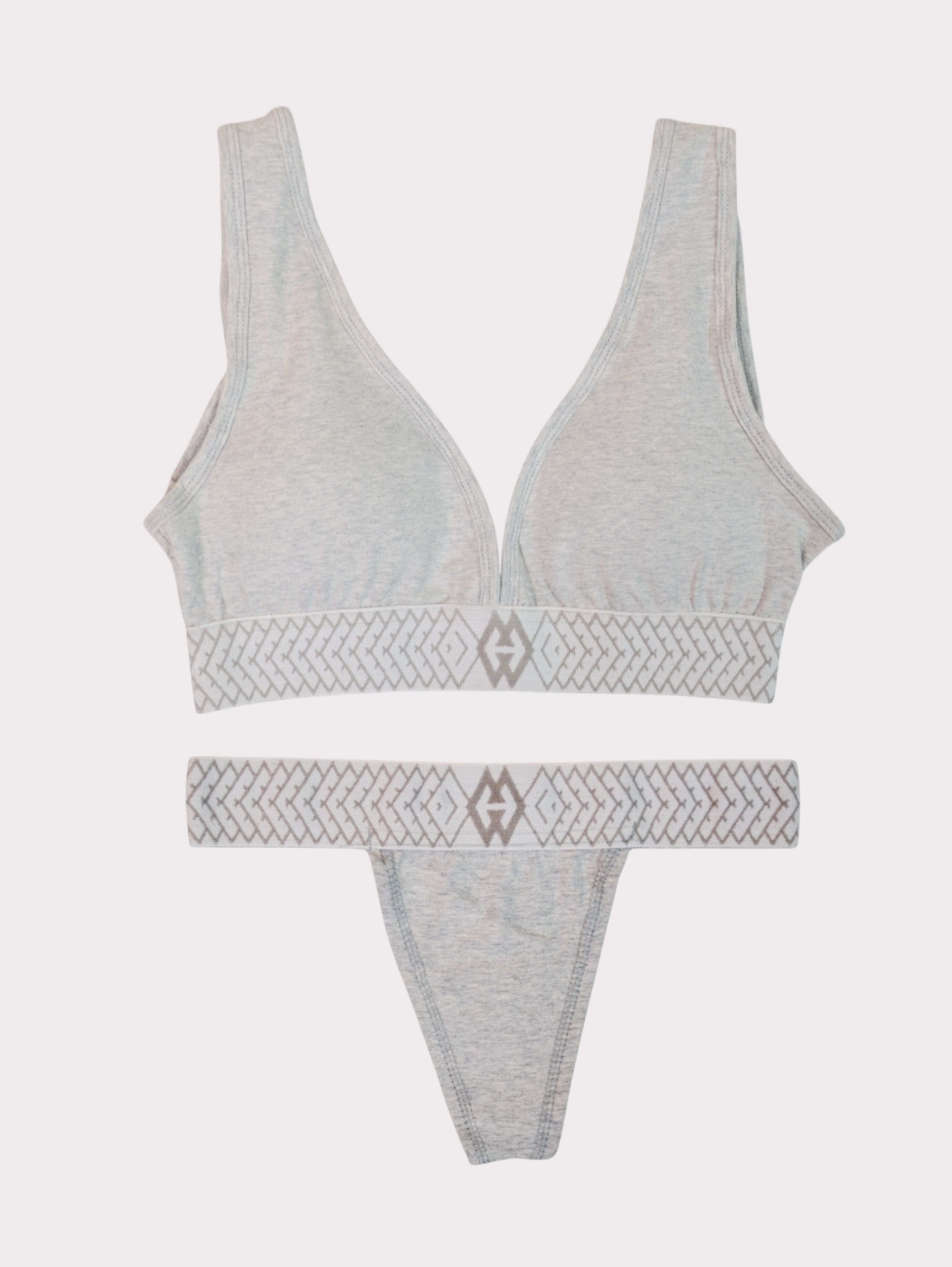 Diamond Link Bra and Thong Set