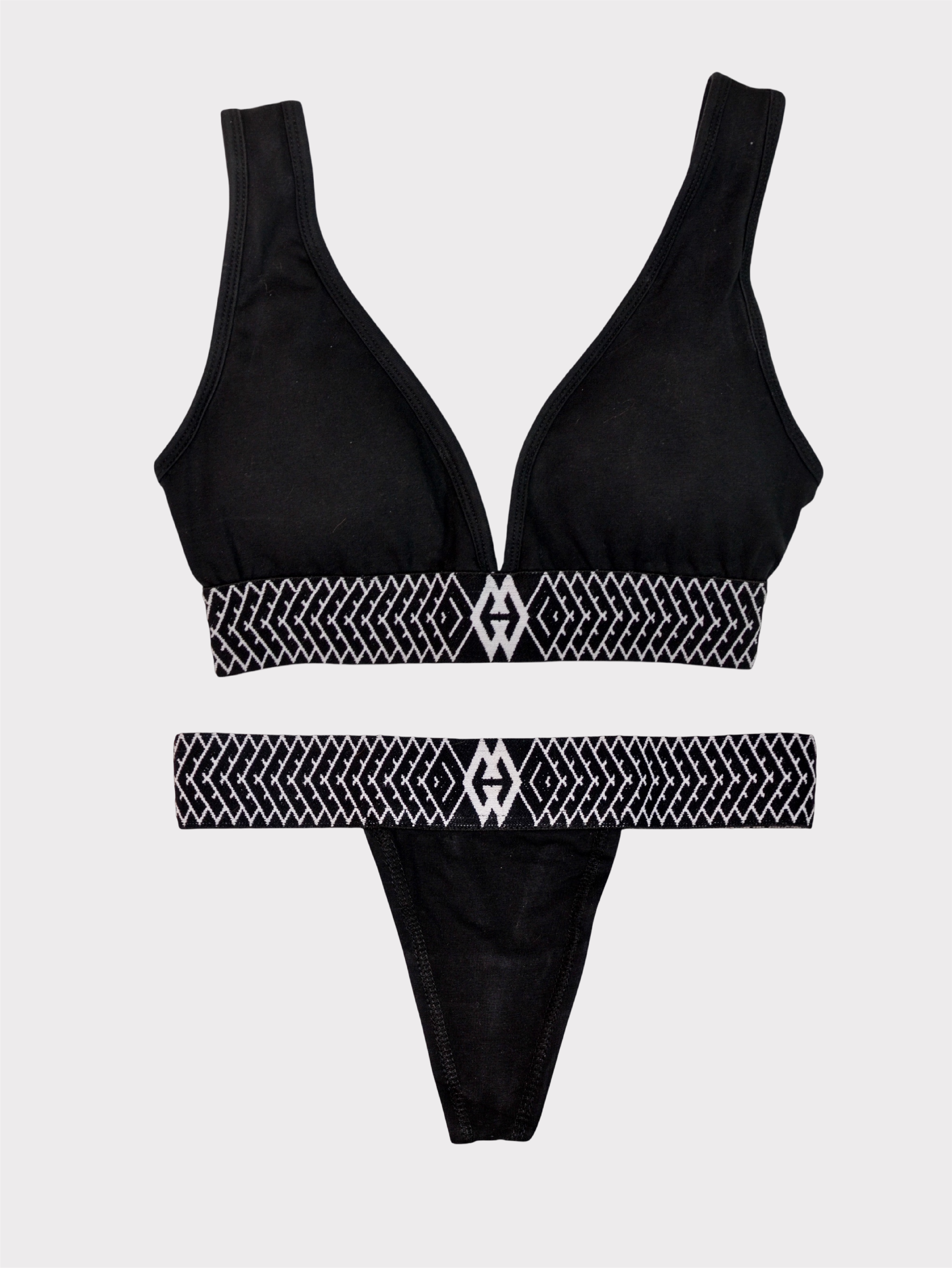 Diamond Link Bra and Thong Set